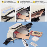 Canvas Waist Bag Pack Purse Large Phone Belt Bag Pouch