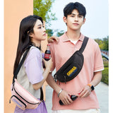 Canvas Waist Bag Pack Purse Large Phone Belt Bag Pouch