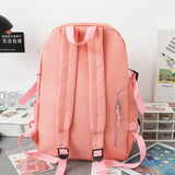 6pcs School Bags Teenage Girls Bookbag Handbag Shoulder Bag Student Laptop