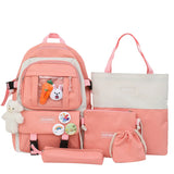 6pcs School Bags Teenage Girls Bookbag Handbag Shoulder Bag Student Laptop