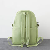 6pcs Canvas School Bags for Teenage Girls Female Laptop Backpack