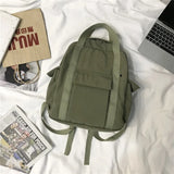 Waterproof Nylon Backpack Shoulder Travel Bag School Backpack