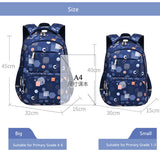 Girls School Backpack 1-6 Waterproof Book Bag Luminous Elementary Student