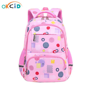 Girls School Backpack 1-6 Waterproof Book Bag Luminous Elementary Student