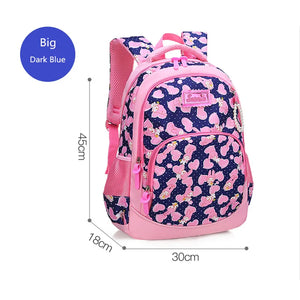 Girls School Backpack Elementary Student Book Bag Christmas Gift
