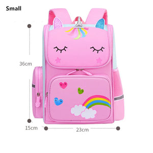 3D Cartoon School Backpack Girls Book Bag Kids - Luminous Kids Satchel