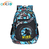 Boys Camouflage Backpack Waterproof Elementary School Bag