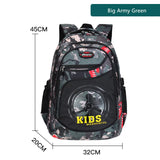 Boys Camouflage Backpack Waterproof Elementary School Bag