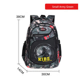 Boys Camouflage Backpack Waterproof Elementary School Bag