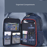 Boys Waterproof Elementary School Backpack with Multiple Pockets
