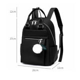 Waterproof Nylon Backpack for Women Travel Bagpack