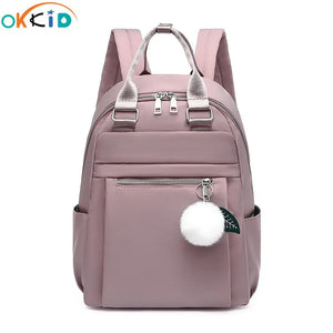 Waterproof Nylon Backpack for Women Travel Bagpack