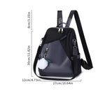 Women's Pink Anti-Theft Travel Backpack, Shoulder Bag