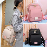 Small Mini Backpack for Women Girls Casual School Bag Cell Phone Holder
