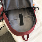 Waterproof Nylon School Backpack for Teens
