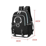 Teenage Boys School Backpack with USB Port