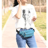 OKKID Small Waist Bag for Running Mobile Phone Bag Outdoor Sports Chest Bag
