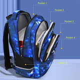 Boys Camouflage Orthopedic School Backpack