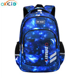 Boys Camouflage Orthopedic School Backpack