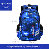 Boys Camouflage Orthopedic School Backpack