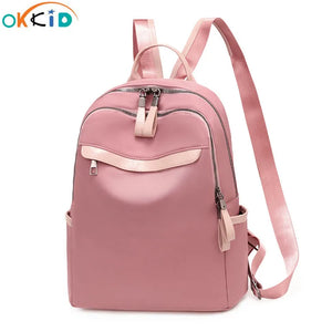 Women Backpack Lightweight Pink Schoolbag Small Laptop Bagpack