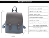 Women Small Backpack Mini Leather Casual PU Back Bag Girls