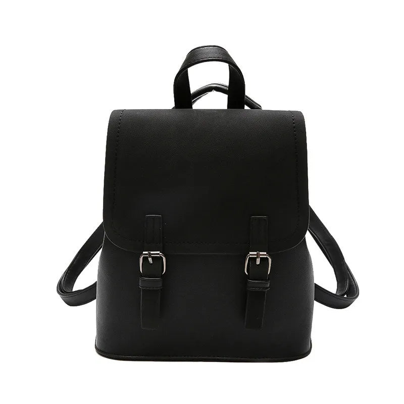 Women Small Backpack Mini Leather Casual PU Back Bag Girls