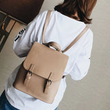 Women Small Backpack Mini Leather Casual PU Back Bag Girls