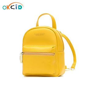 Small Leather Backpack for Women Mini Shoulder Bag