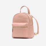 Small Leather Backpack for Women Mini Shoulder Bag