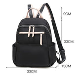Small School Backpack for Women, Casual Travel Bag, Pink Girls Bag