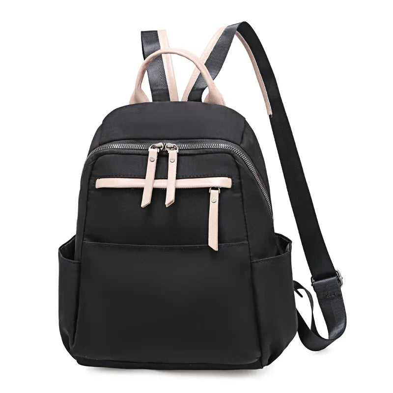 Small School Backpack for Women, Casual Travel Bag, Pink Girls Bag