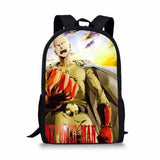 ONE PUNCH-MAN Pattern School Bag Daily Travel Backpack Kids Knapsack