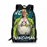 ONE PUNCH-MAN Print Backpack Durable School Bags