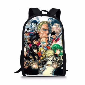 ONE PUNCH-MAN Backpack for Kid Shoulders School Bag