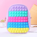 Girls' Rainbow Schoolbag Kindergarten Backpack Shoulder Bags