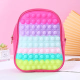 Girls' Rainbow Schoolbag Kindergarten Backpack Shoulder Bags