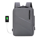 Men's Laptop Backpack with USB Charging Port