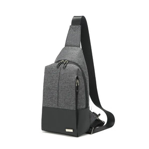 Men's Chest Bag Chest Pack Waterproof Sling Shoulder Strap Bag Male