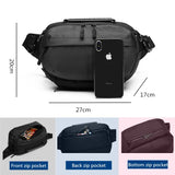 Waterproof Waist Bag for Men, Outdoor Sports Chest Pack