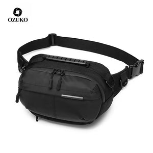 Waterproof Waist Bag for Men, Outdoor Sports Chest Pack