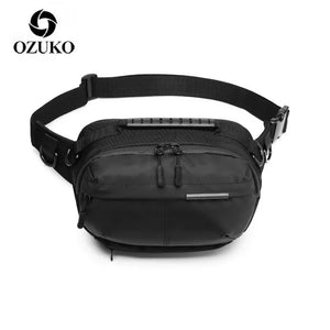 Waterproof Men Waist Bag Chest Pack Outdoor Sports Crossbody Bag