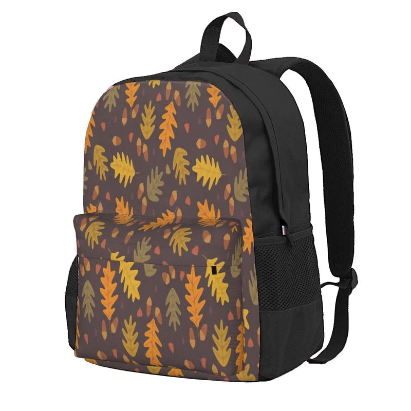 Oak Leaves Backpack Men's Bag Women's Kids Female