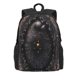 Universe Logarithmic 1 Backpack School Bag Zipper Close Girl