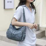 Vintage Leather Women Crossbody Shoulder Bag Lady Handbag Messenger Purse