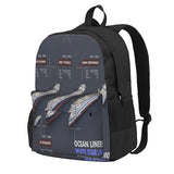 Star Line Ocean Liners Backpacks for Men and Women
