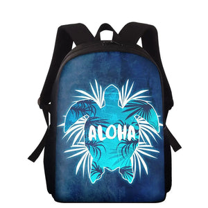 Ocean Turtle Print Children's Backpack School Bag