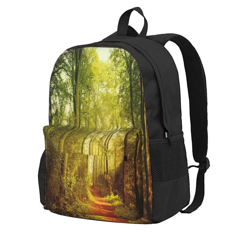 October Forest Backpacks Men's Backpacks Bags For Women Print Man Backpack