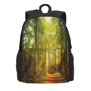 October Forest Backpacks Men's Backpacks Bags For Women Print Man Backpack