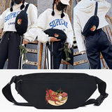 Octopus Bath Print Waist Bag Unisex Phones Chest Bag